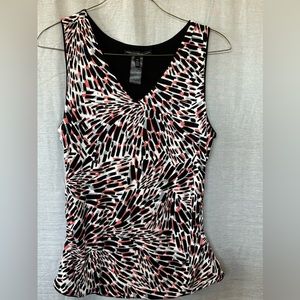 Reversible WHBM sleeveless blouse with print or solid